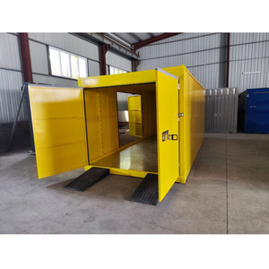 Collapsible FLAT PACK GARAGE Portable Storage Units Foldable Assembly