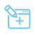 Customizable and scalable icon