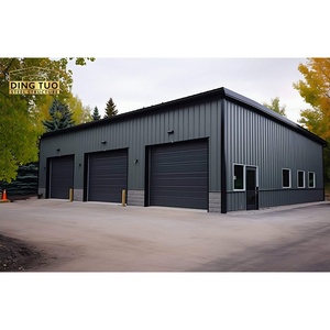 Prefabricated Small Light Steel Structure Warehouse Garage Kit Q345 Grade