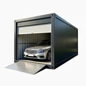 Custom Prefabricated Container Garage Steel Structure Carport Storage Room