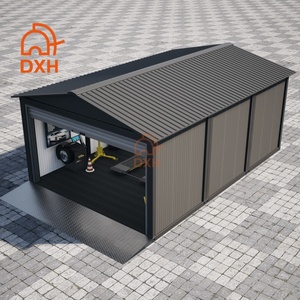 Custom Prefab 1 2 3 Car Pre Manufactured Sandwich Panel Container Garage Apartment