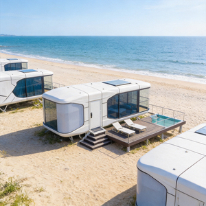Portable Capsule Houses with Bathrooms and Air Conditioning