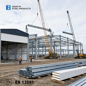 Prefab Steel Structure Industrial Barn Workshop Metal Shed Warehouse