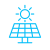 Solar system ready icon
