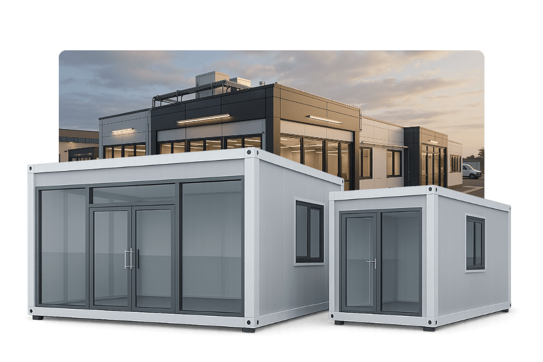 Modular prefab office and commercial space